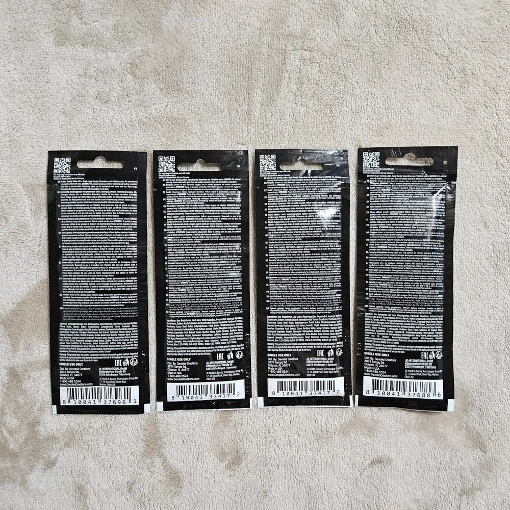 Devoted Creations Tanning Lotion Packets Disobedient Ride or Tide Manifest 4pk